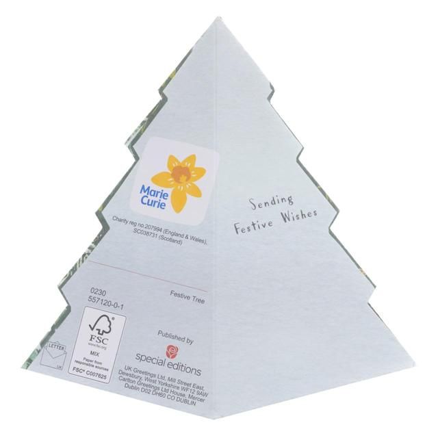 Marie Curie Charity 3D Christmas Card Pack   6 per pack