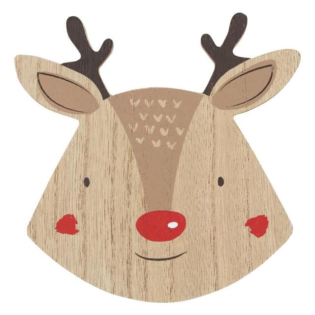 Set of 4 Reindeer Coasters   4 per pack GOODS M&S   