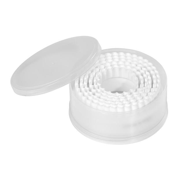 Tala 6 Reversible Round Crinkle Cutters    6 per pack