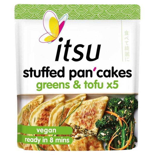 itsu greens &amp; tofu stuffed pancakes   350g