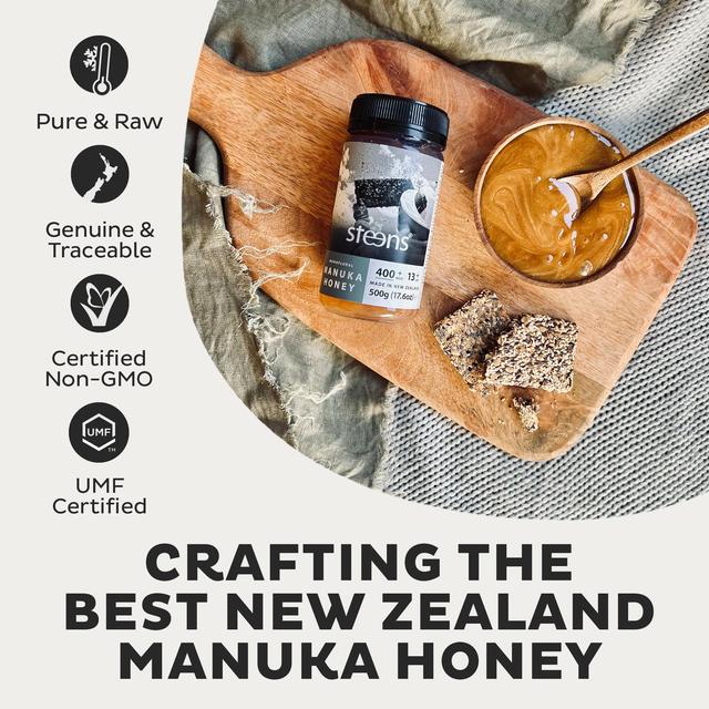 Steens MGO 400+ (UMF13+) Manuka Honey   500g GOODS M&S   