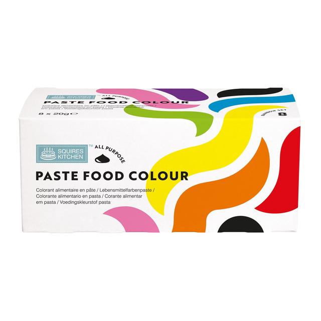 Squires Kitchen Food Colour Paste Set of 8