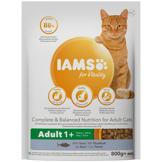 IAMS Adult Dry Cat Food Tuna   800g