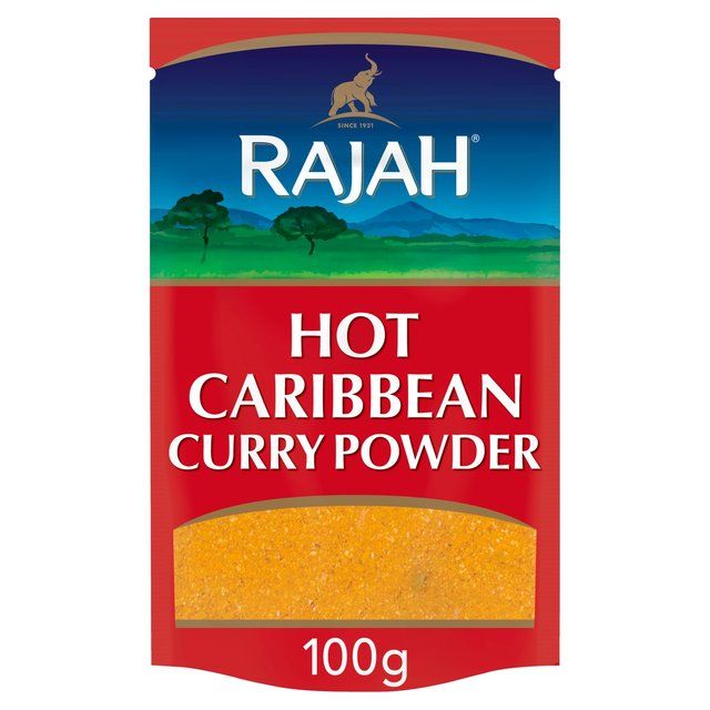 Rajah Spices Hot Caribbean Curry Powder   100g