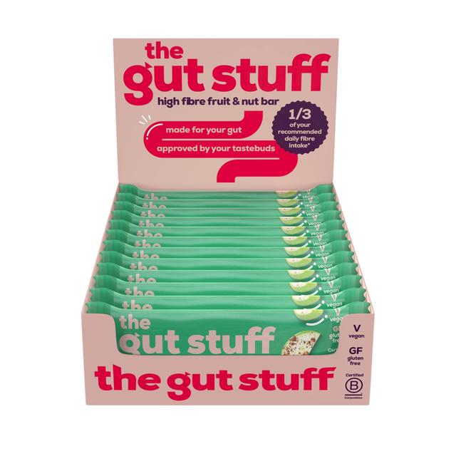 The Gut Stuff Apple & Cinnamon High Fibre Fruit & Nut Box of Bars   12 x 35g GOODS M&S   