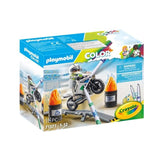 Playmobil 71377  Motorbike with colourful water-soluble markers GOODS M&S   