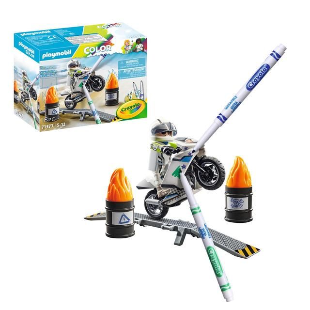 Playmobil 71377  Motorbike with colourful water-soluble markers GOODS M&S   