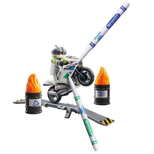 Playmobil 71377  Motorbike with colourful water-soluble markers