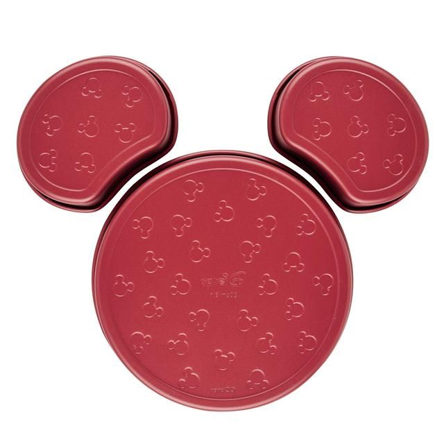 Prestige Disney Bake with Mickey Head Cake Tin Set 3pce   3 per pack