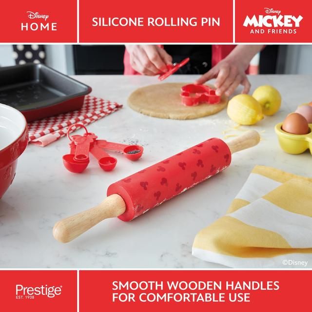 Prestige Disney Bake with Mickey Silicone Rolling Pin GOODS M&S   