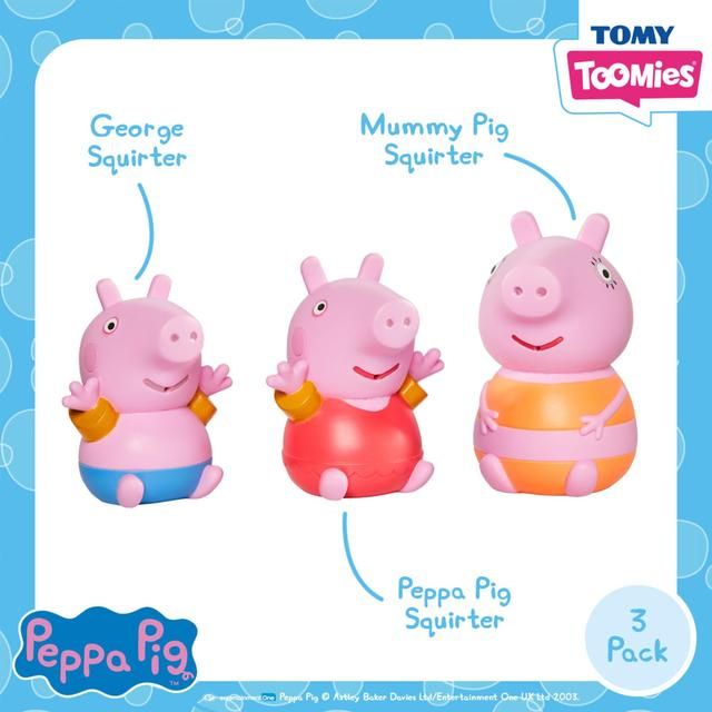 Peppa Pig Mummy Pig Peppa & George Bath Squirters GOODS M&S   