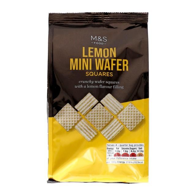 M&S Lemon Wafer Squares   125g