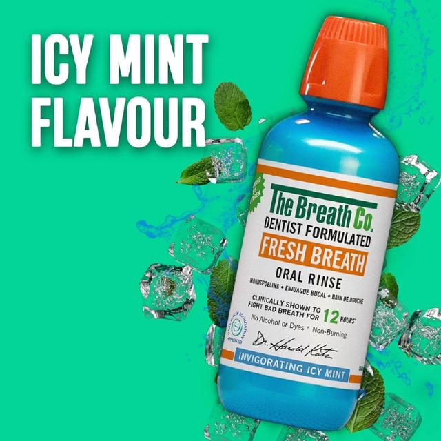 The Breath Co. Alcohol Free Mouthwash Icy Mint   500ml GOODS M&S   