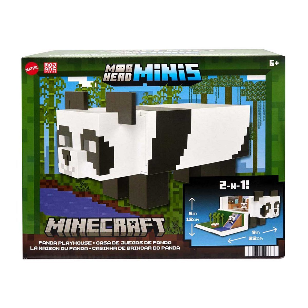 Minecraft Mini Hobhead Panda Play Set GOODS Boots   