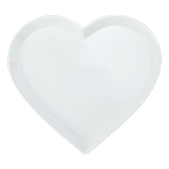 Mikasa Chalk Porcelain Heart Serving Platter 30cm Labelled