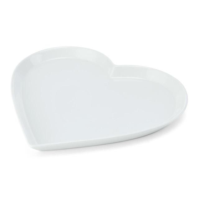 Mikasa Chalk Porcelain Heart Serving Platter 30cm Labelled