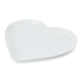 Mikasa Chalk Porcelain Heart Serving Platter 30cm Labelled GOODS M&S   