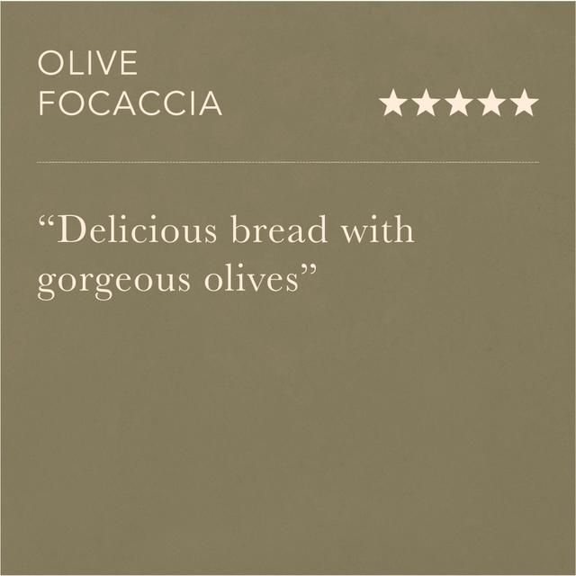 Pasta Evangelists Olive Focaccia   200g GOODS M&S   