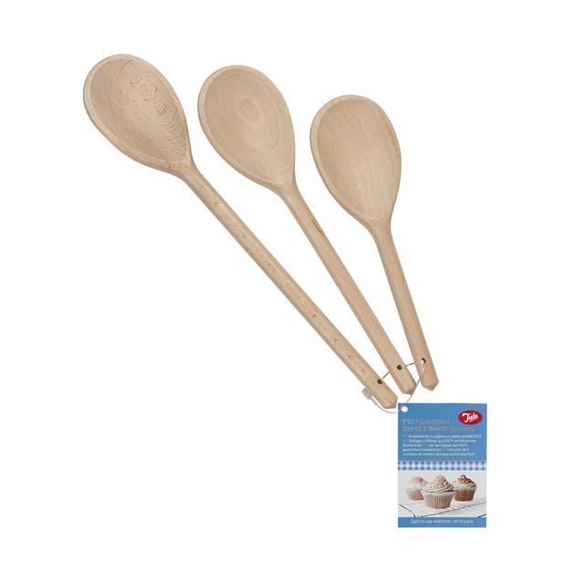 Tala FSC Set 3 Beechwood Spoons   3 per pack GOODS M&S   