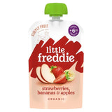 Little Freddie Organic Fragrant Strawberries Bananas & Apples   100g GOODS M&S   