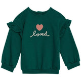 M&S Cotton Heart Sweat and Jean Outfit '0-3 M Green Mix GOODS M&S   