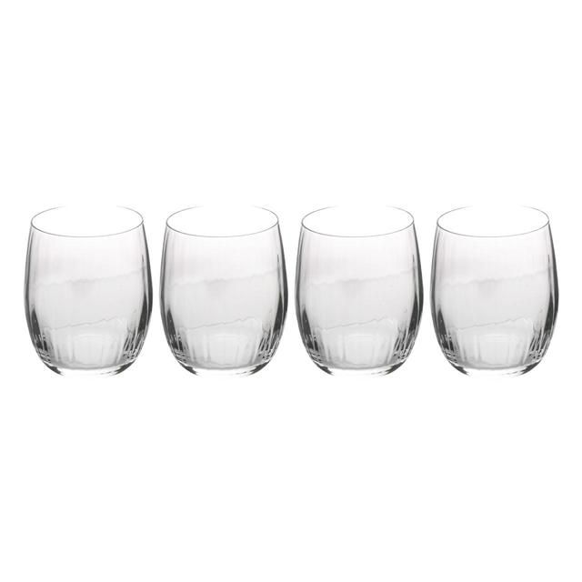 Mikasa Treviso 4pc Stemless Glasses 350ml Gift boxed   4 per pack GOODS M&S   