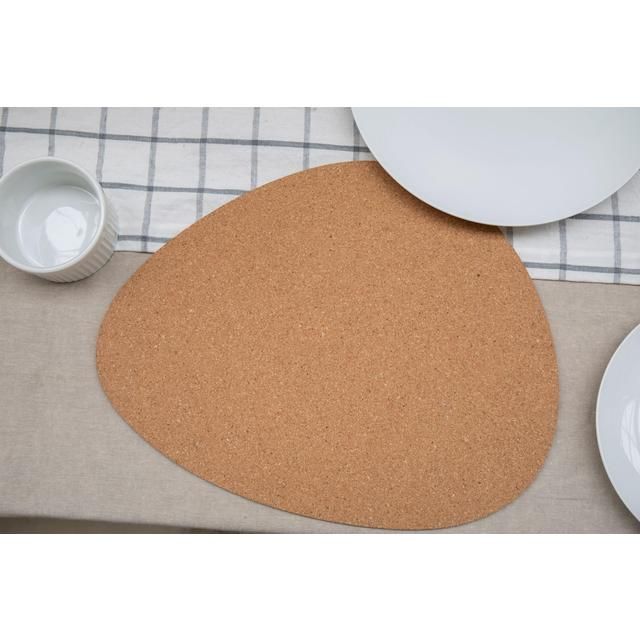 Mikasa 4pc Cork Pebble Placemats Natural 38cm x 30cm Tagged   4 per pack