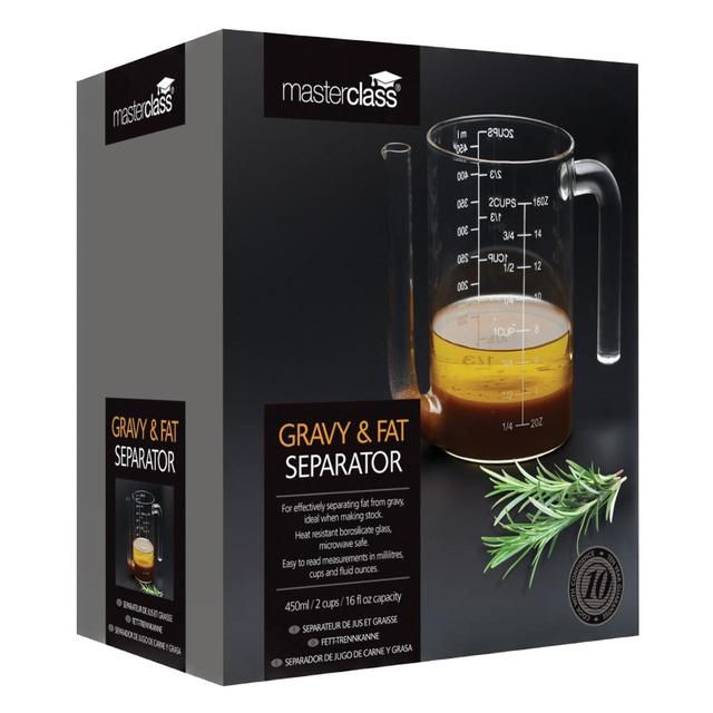 MasterClass 450ml Glass Gravy / Fat Separator GOODS M&S   