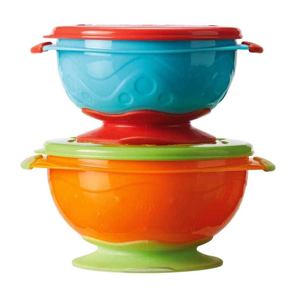 Nuby Stackable Suction Bowls 2s