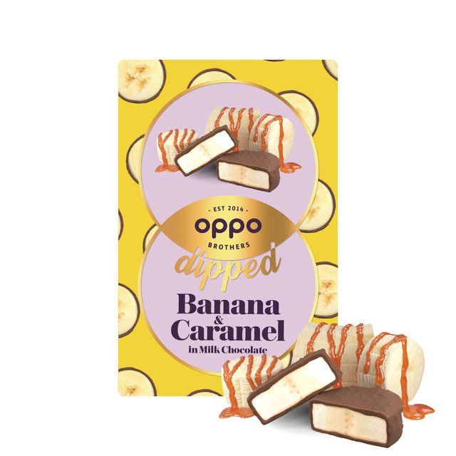 Oppo Brothers Dipped Banana & Caramel in Milk Chocolate   150g