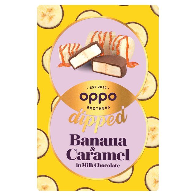 Oppo Brothers Dipped Banana & Caramel in Milk Chocolate   150g GOODS M&S   