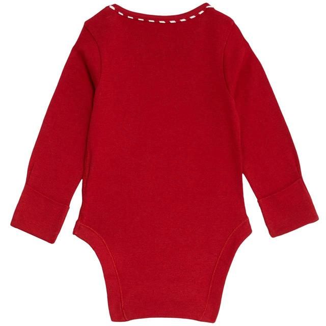 M&S My First Christmas Bodysuit 9-12 Months Red GOODS M&S   