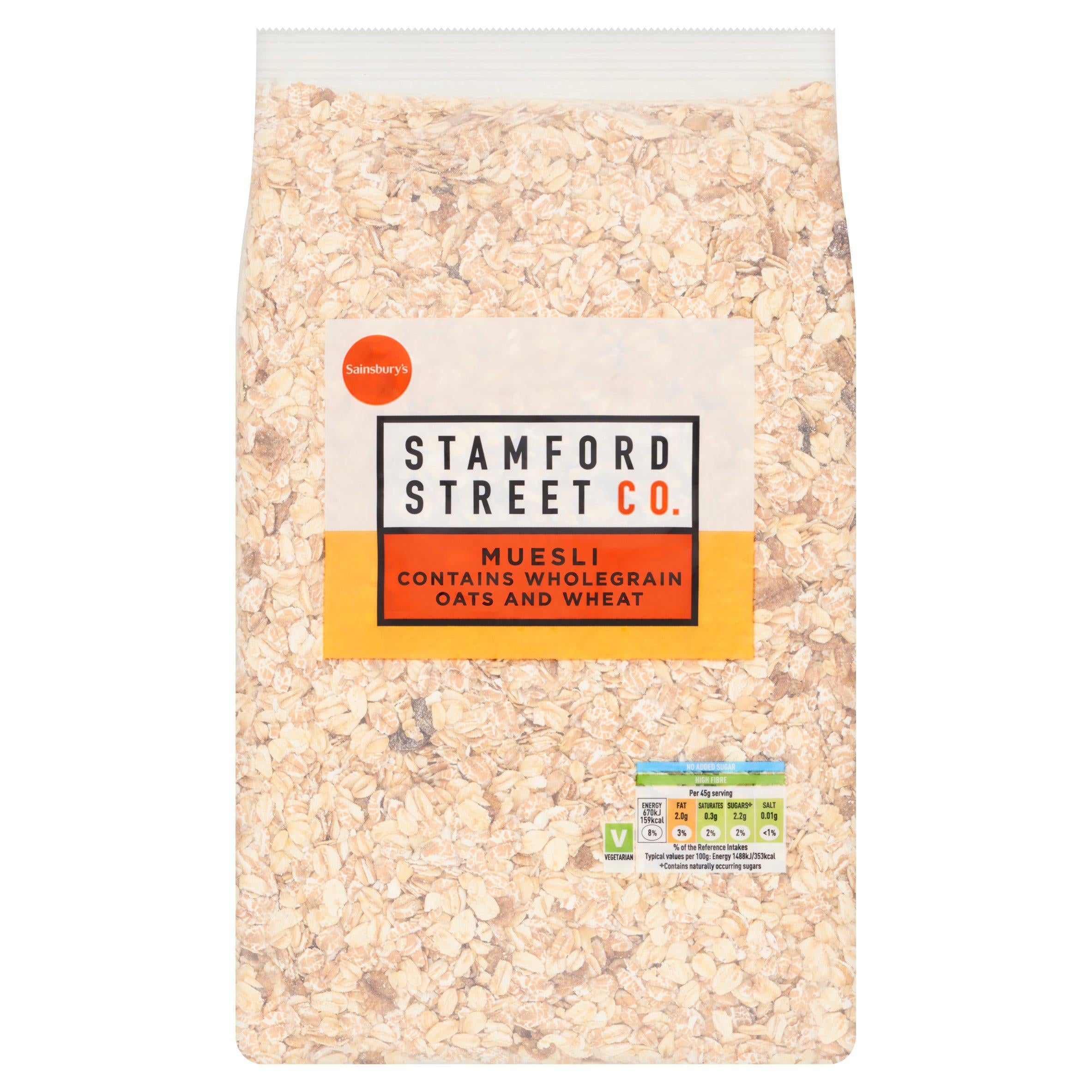 Stamford Street Co. Muesli 1kg cereals Sainsburys   