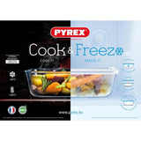 Pyrex Cook & Freeze Dish with Lid 22cm GOODS M&S   