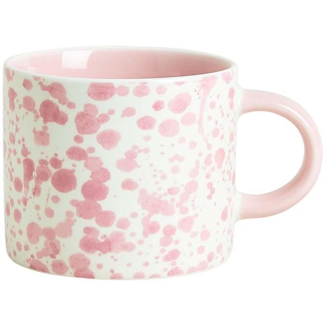 M&S Paint Splatter Mug Pink GOODS M&S   