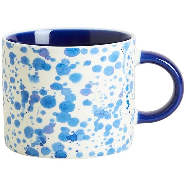 M&S Paint Splatter Mug Blue GOODS M&S   