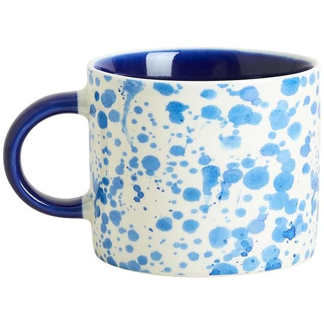 M&S Paint Splatter Mug Blue GOODS M&S   