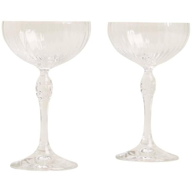 M&S Collection Set of 2 Decorative Champagne Saucers    2 per pack