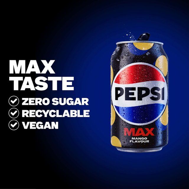 Pepsi Max Mango   8 x 330ml GOODS M&S   