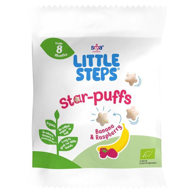 SMA Little Steps Chip-Puffs Banana & Raspberry   7g