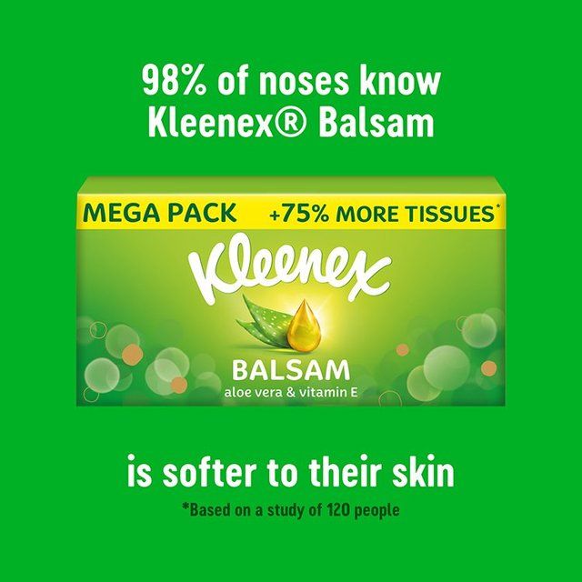 Kleenex Balsam MEGA Pack   112 per pack GOODS M&S   