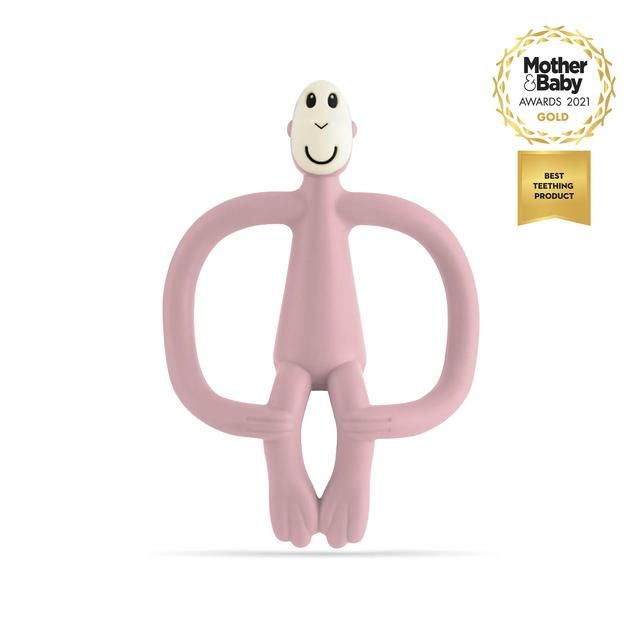 Matchstick Monkey Original Teething Toy - Dusty Pink