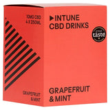 INTUNE Grapefruit &amp; Mint Sparkling CBD Drink   4 x 250ml