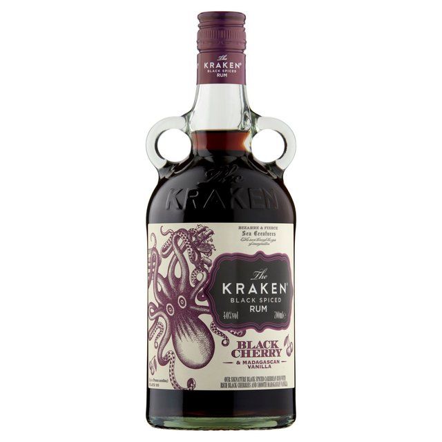 Kraken Black Cherry & Madagascan Vanilla Black Spiced Rum   70cl