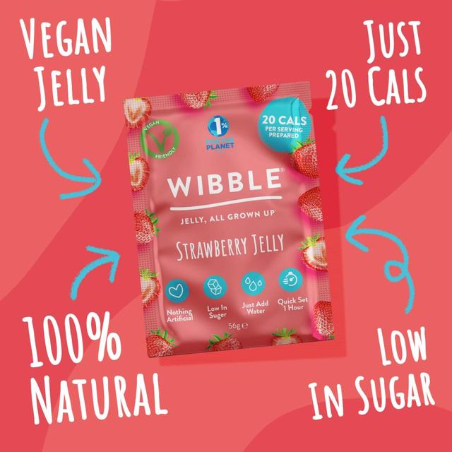 Wibble Strawberry Jelly Crystals   57g