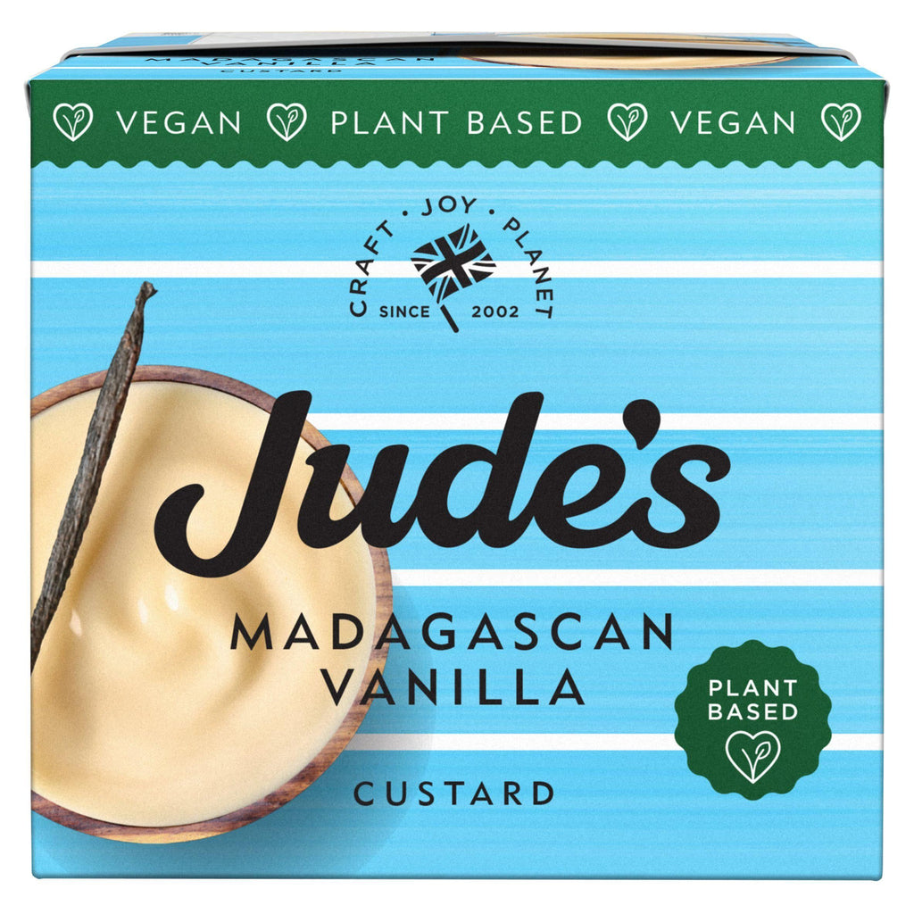 Jude's Madagascan Vanilla Vegan Custard 500g