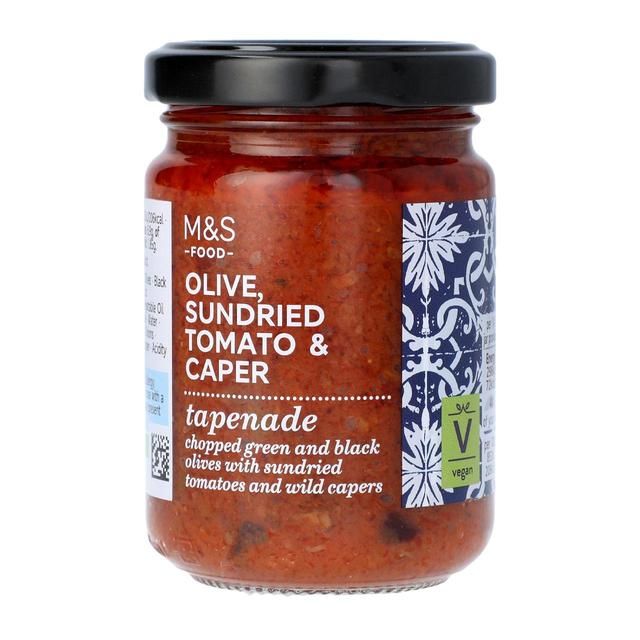 M&S Olive Sundried Tomato & Caper Tapenade   140g