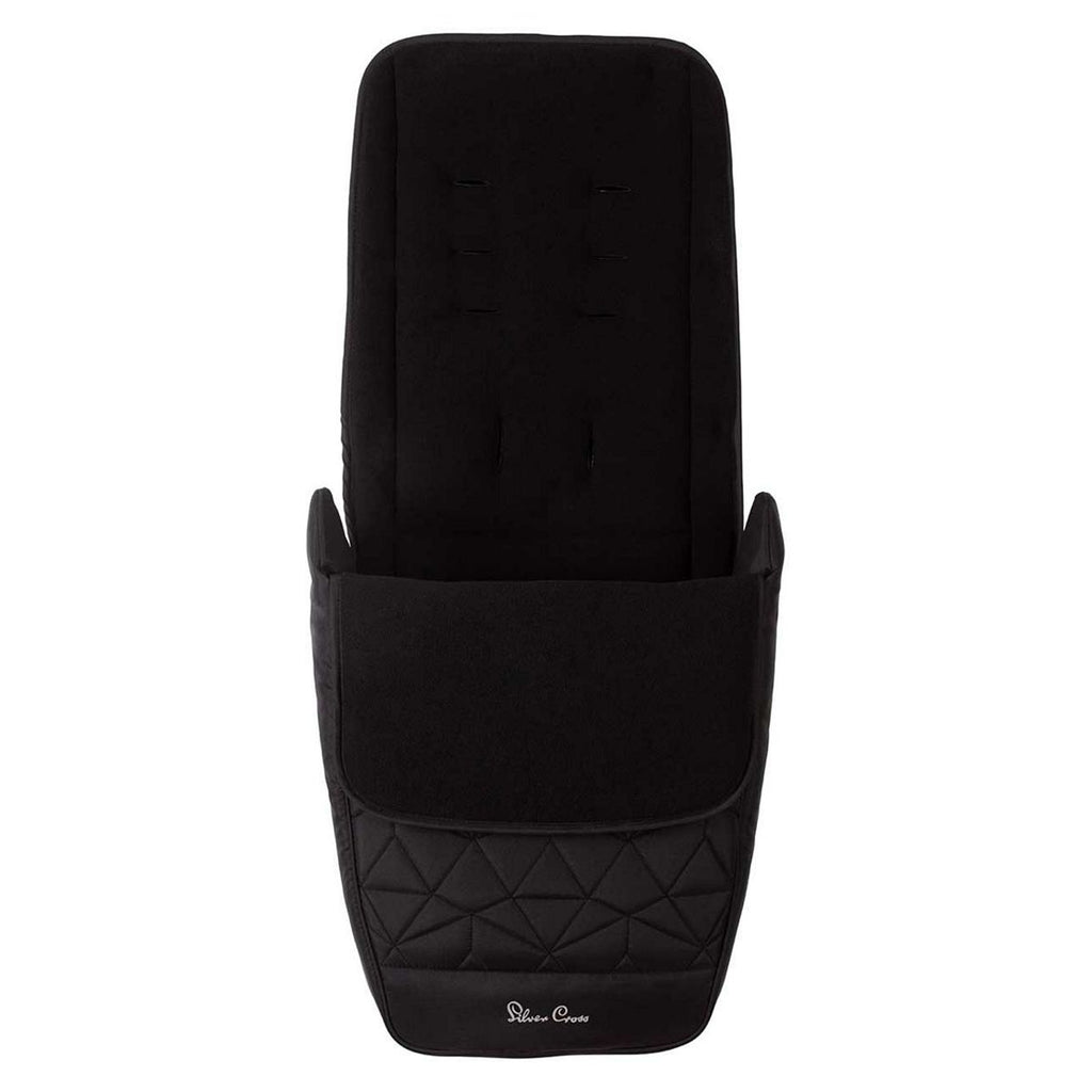 Silver Cross Clic Footmuff Black