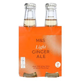 M&S Light Ginger Ale   4 x 200ml GOODS M&S   