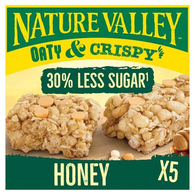 Nature Valley Oaty & Crispy Honey Cereal Bars   5 x 23g